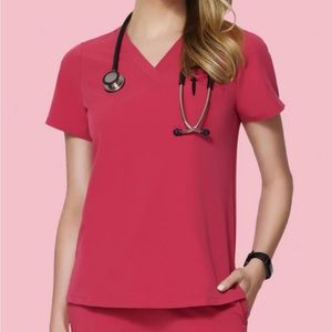 One Pocket Top Deep Rose - XXS